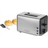 Bomann TA 1371 CB toster, crna, nerđajući čelik, 750-850W