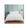 Sleepdown Rouched Pleat, bela, 220x260 cm, polipamuk P103