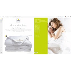 Vitality Pur All-Year micro jorgan, 240x220 cm