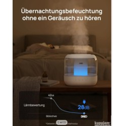 Dreo ovlaživač i difuzer, 4L, noćno svetlo, ultrasoničan,tih