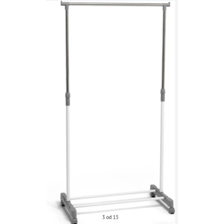 Domo Pak Living stalak za garderobu na točk., 75x42x90-160cm