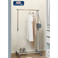 Domo Pak Living stalak za garderobu na točk., 75x42x90-160cm