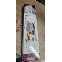 Domo Pak Living stalak za garderobu na točk., 75x42x90-160cm