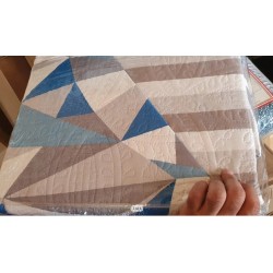 Prekrivač 220x240, 2xjastučnica 65x65, poliester, geo P133