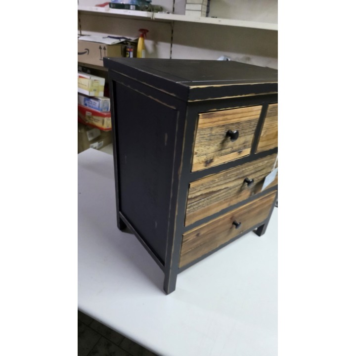 Rustična komoda sa 4 fioke 50.5x36x59.5 cm – Drvena vintage komoda