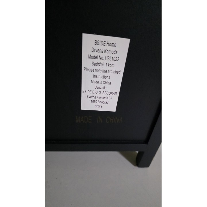 Rustična komoda sa 4 fioke 50.5x36x59.5 cm – Drvena vintage komoda