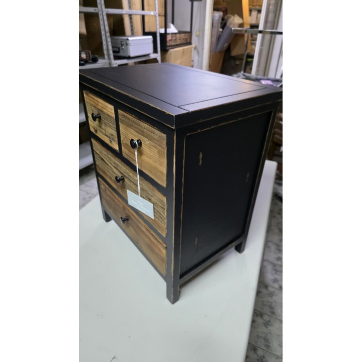 Rustična komoda sa 4 fioke 50.5x36x59.5 cm – Drvena vintage komoda