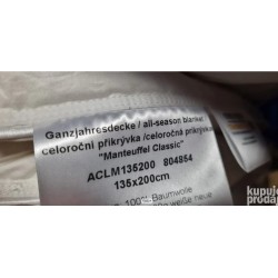 Manteuffel Classic jorgan, 135x200cm, 60%paperje/40 % perje