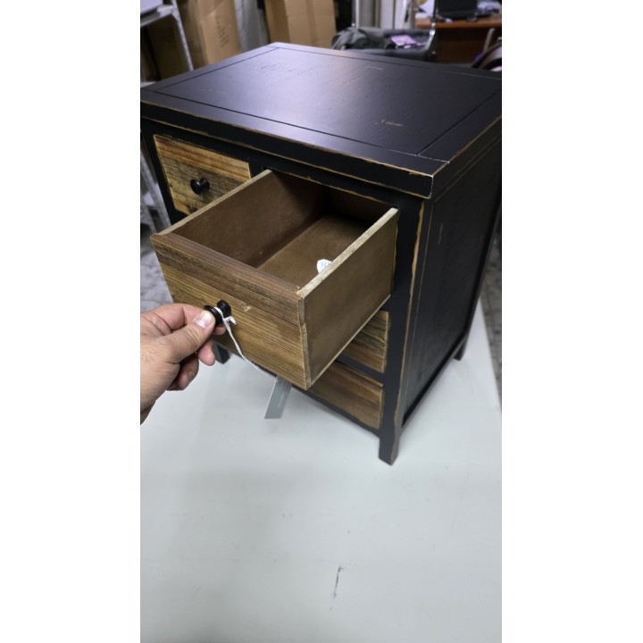 Rustična komoda sa 4 fioke 50.5x36x59.5 cm – Drvena vintage komoda