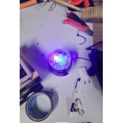 Mini USB disko kugla, aktivacija zvukom, daljinski