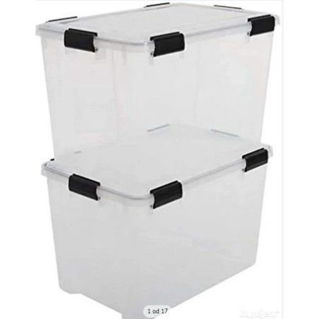 Iris Ohyama set od 2 kutije za odl. sa poklopcem, 70 L E020