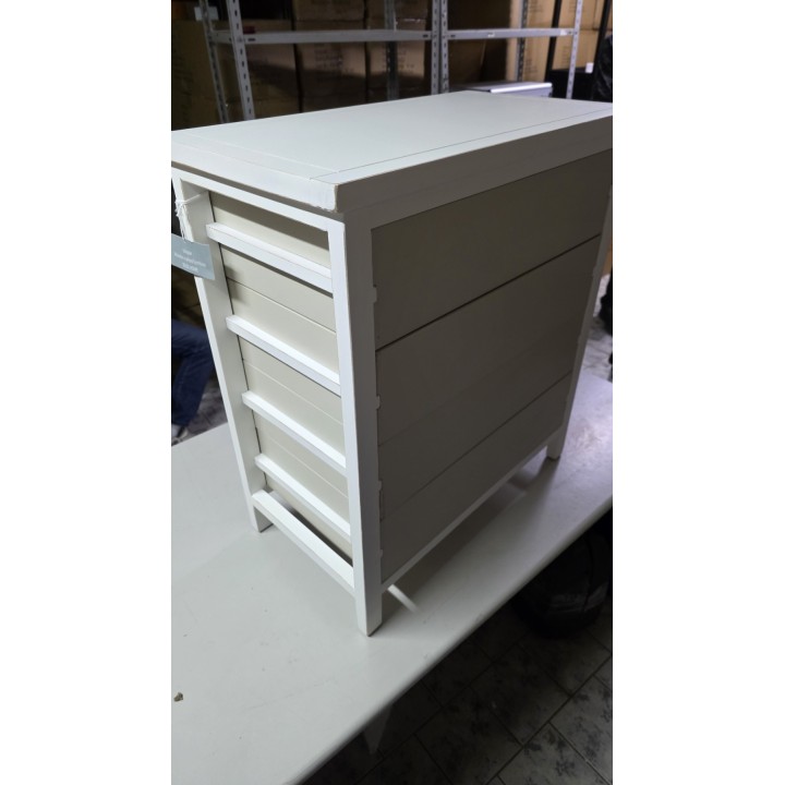 Komoda sa 4 fioke, drvo malezijske toploe/MDF, moderan dizajn, 66 x 36 x 73 cm