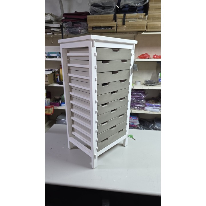 Komoda sa 10 fioka 45x36x90 cm – Drvena komoda