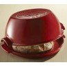 Emilie Henry set za hleb,keramika,5.2L,crvena, 32.5x30x14cm