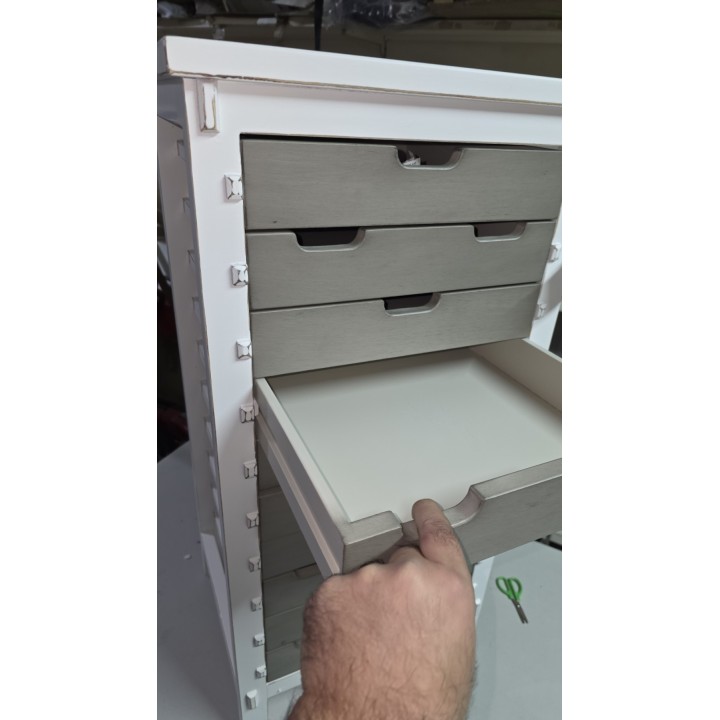 Komoda sa 10 fioka 45x36x90 cm – Drvena komoda