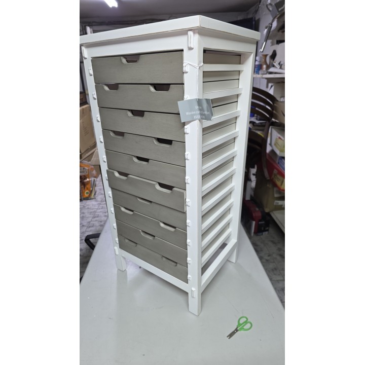 Komoda sa 10 fioka 45x36x90 cm – Drvena komoda