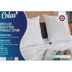Colas Normand Qualitygel, navl.perkal pamuk, mek, 65x65 cm