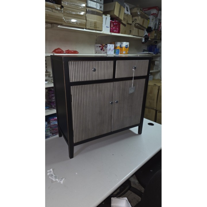 Komoda sa vratima i fiokama 76x36x75.5 cm – Drvena komoda moderan dizajn