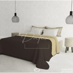 Datex Elegant prekrivač, 260x270cm, braon/krem, P130