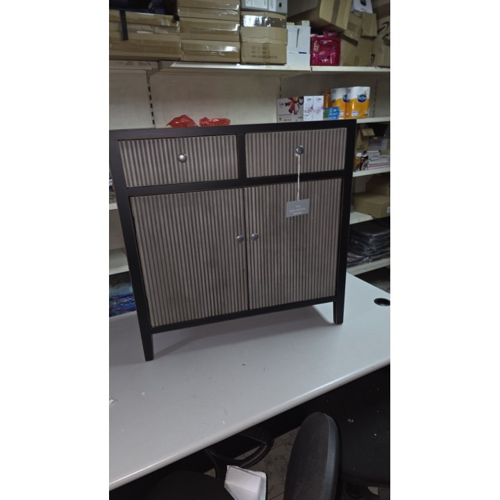 Komoda sa vratima i fiokama 76x36x75.5 cm – Drvena komoda moderan dizajn