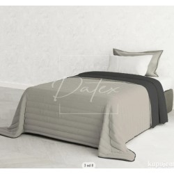 Datex Elegant prekrivač, 220x270cm, t.siva/siva, P140