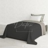 Datex Elegant prekrivač, 220x270cm, t.siva/siva, P140