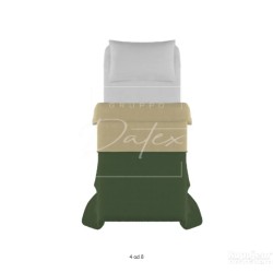 Datex Elegant prekrivač, 170x270cm, t.zelena/krem, P141