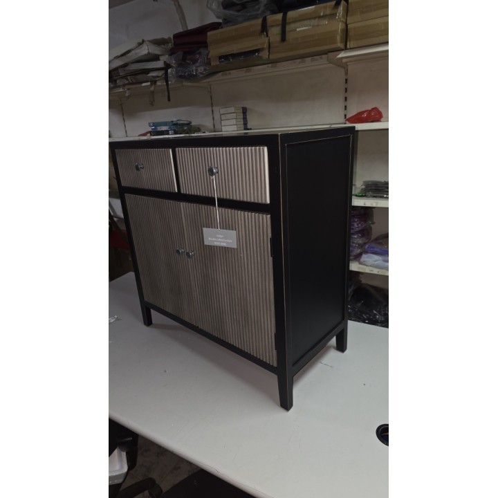 Komoda sa vratima i fiokama 76x36x75.5 cm – Drvena komoda moderan dizajn