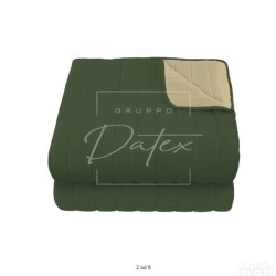 Datex Elegant prekrivač, 170x270cm, t.zelena/krem, P141