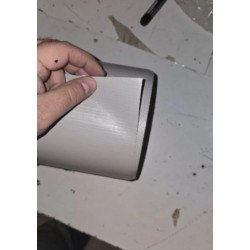 PVC traka za panelnu ograd za zaštitu privatnosti za ogradu, 40m x 19cm, siva