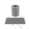 PVC traka za panelnu ograd za zaštitu privatnosti za ogradu, 40m x 19cm, siva