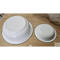 Haku Mobel vintage umivaonik set, metal, antička bela,40x56