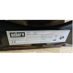 Weber Q1400 , aluminijum, tamno siva, 69x37x42 cm, nekompletan