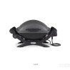 Weber Q1400 , aluminijum, tamno siva, 69x37x42 cm, nekompletan