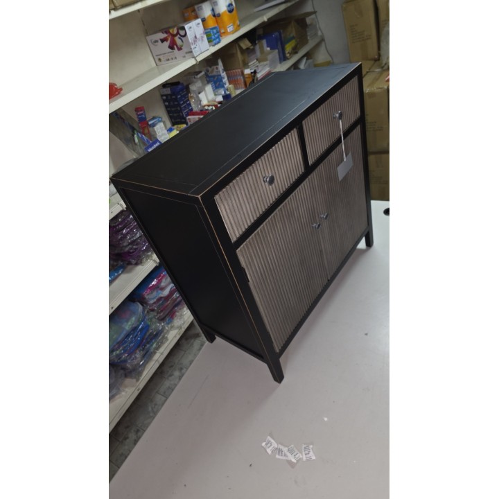 Komoda sa vratima i fiokama 76x36x75.5 cm – Drvena komoda moderan dizajn