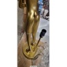 Kare Rabbit stona lampa, zlatna/bela, 1xE14, 68x23 cm polomljena