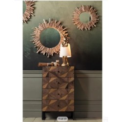 Kare Rabbit stona lampa, zlatna/bela, 1xE14, 68x23 cm polomljena