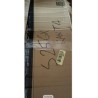 Rotho TWIST Swing bin Art, srebrna, 50 L, 40.1x29.8x60.2 cm polomljen poklopac