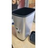 Rotho TWIST Swing bin Art, srebrna, 50 L, 40.1x29.8x60.2 cm polomljen poklopac