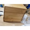 Relaxdays organizator sa 3 fioke, bambus, 26 x 30 x 31 cm-ostecen