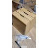 Relaxdays organizator sa 3 fioke, bambus, 26 x 30 x 31 cm-ostecen