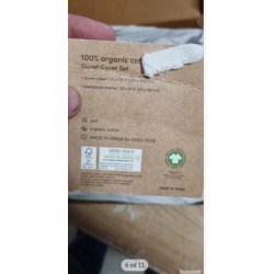 Amazon Aware 100% org. pamuk, saten-300 niti, 135x200, siva
