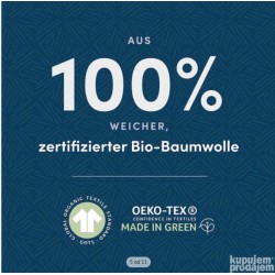 Amazon Aware 100% org. pamuk, saten-300 niti, 135x200, siva