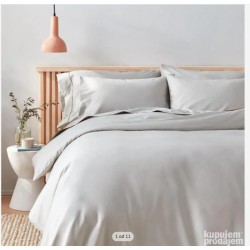 Amazon Aware 100% org. pamuk, saten-300 niti, 135x200, siva