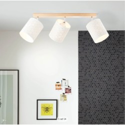 Brilliant Galance pl. spot lampa, tkan./breza, 82x24x35cm-oštećeno