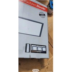 Leuchten Direkt Flat LED plaf., dimab.,plast/alu, 46x7x46cm