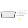 Leuchten Direkt Flat LED plaf., dimab.,plast/alu, 46x7x46cm