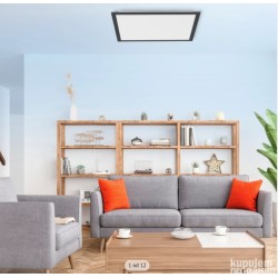 Leuchten Direkt Flat LED plaf., dimab.,plast/alu, 46x7x46cm