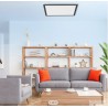 Leuchten Direkt Flat LED plaf., dimab.,plast/alu, 46x7x46cm