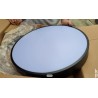 Brilliant Slimline LED plaf., metal, crna, prečnik 49cm, 60W